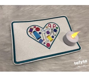 Stickdatei - Herz Nähen